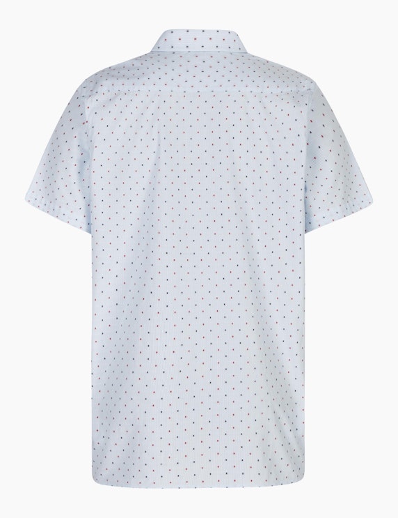 Bernd Berger Dresshemd mit gewebtem Punktemuster, REGULAR FIT | ADLER Mode Onlineshop