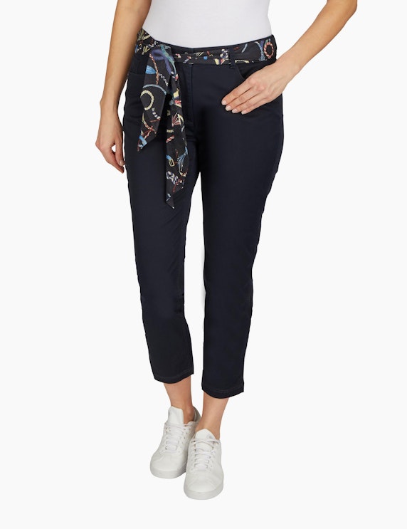 Bexleys woman 7/8 Jeanshose mit Gemustertes-Bindeband | ADLER Mode Onlineshop