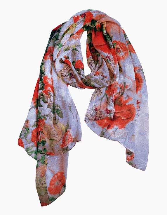 Adler Collection Leichter Schal in Floralen Druck | ADLER Mode Onlineshop