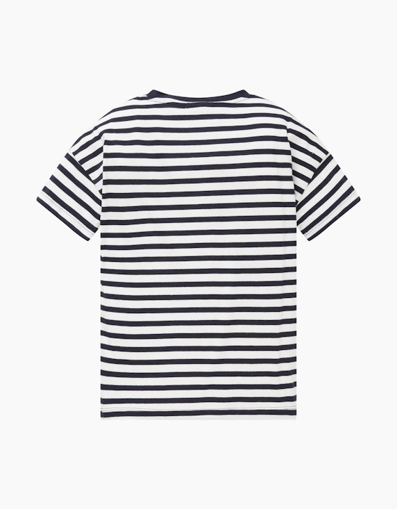 TOM TAILOR Girls T-Shirt im Streifenlook | ADLER Mode Onlineshop