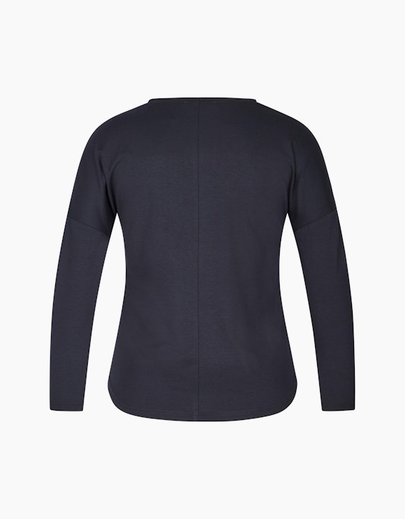 Steilmann Woman Langarm-Blusenshirt mit Front Druck | ADLER Mode Onlineshop