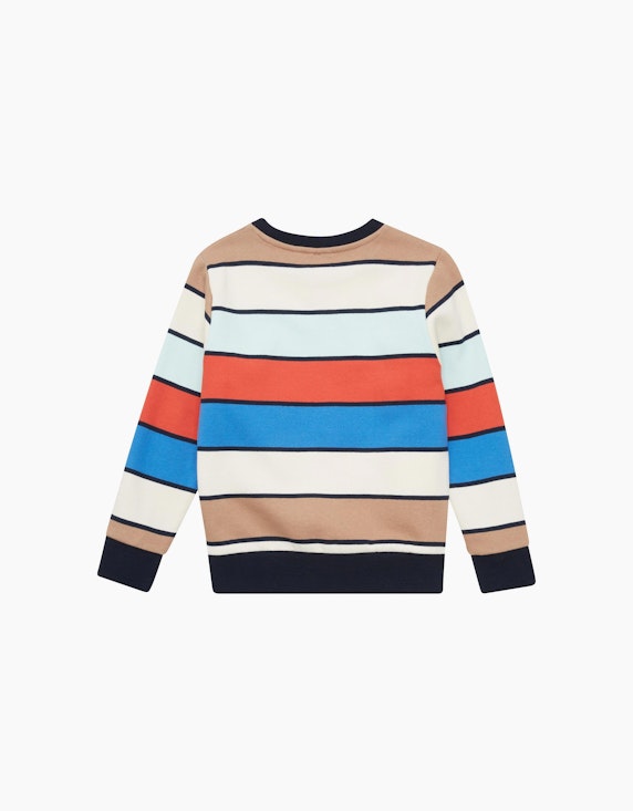TOM TAILOR Mini Boys Sweatshirt im Streifenlook | ADLER Mode Onlineshop