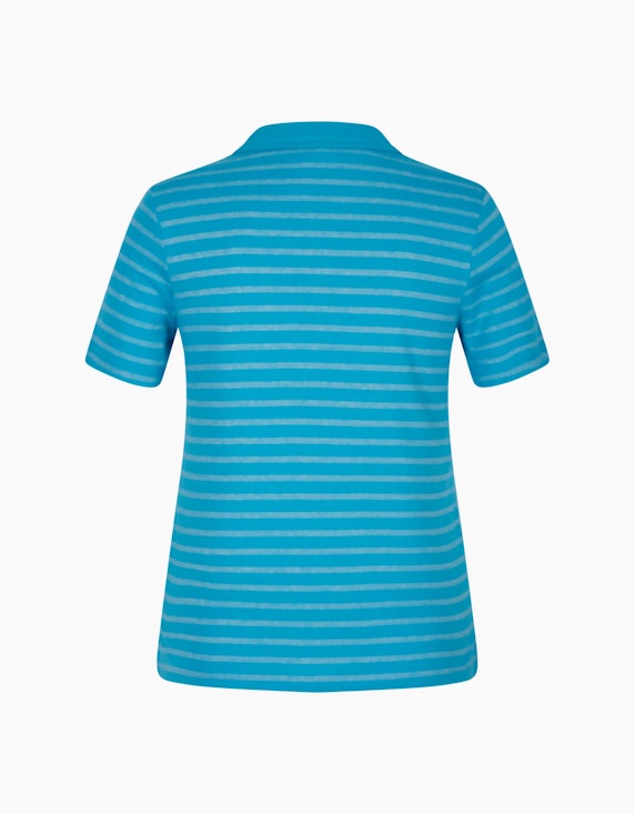 Bexleys woman Poloshirt mit Lurex-Streifen | ADLER Mode Onlineshop