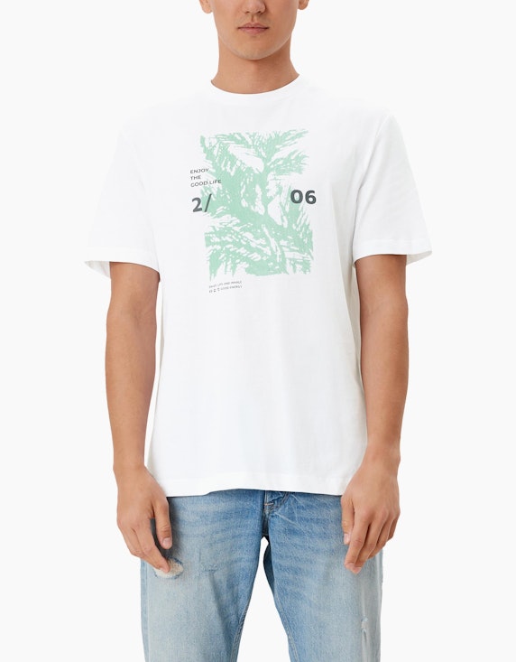 s.Oliver T-Shirt mit Frontprint | ADLER Mode Onlineshop