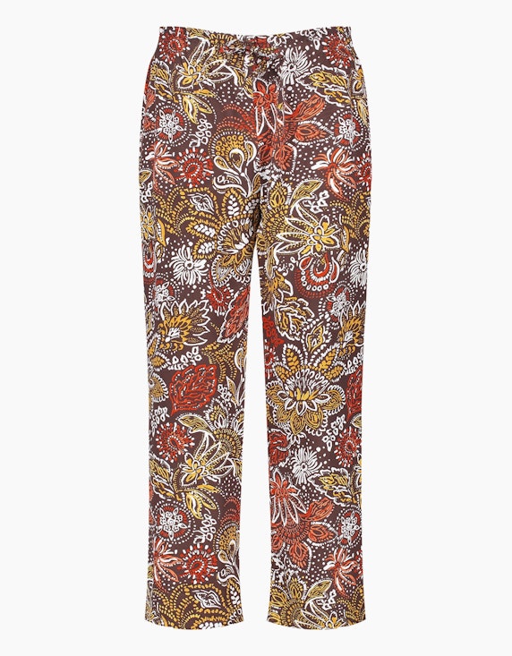 Gerry Weber Edition Floral bedruckte Hose | ADLER Mode Onlineshop