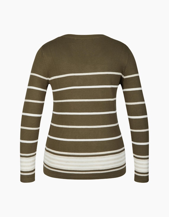 Steilmann Edition Feinstrick Pullover mit Streifen | ADLER Mode Onlineshop