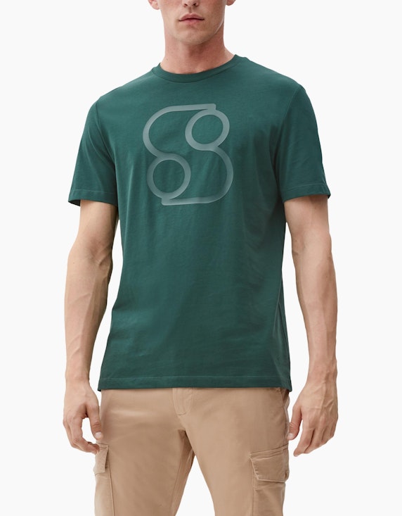 s.Oliver T-Shirt mit Labelprint | ADLER Mode Onlineshop