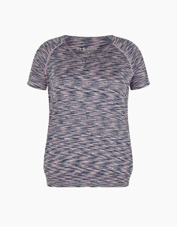 Fit&More Fitness T-Shirt in Lila | ADLER Mode Onlineshop