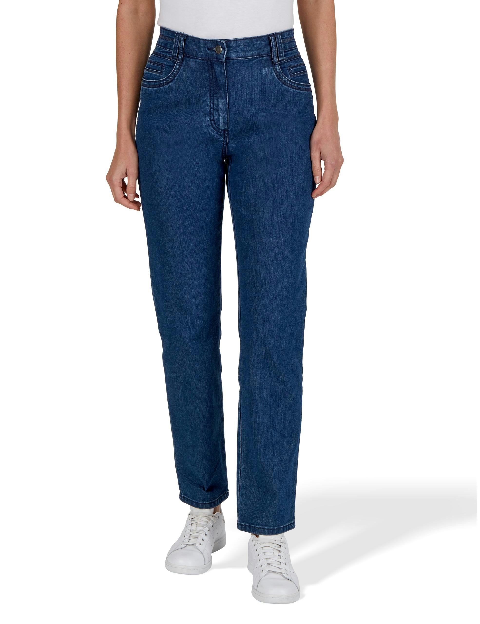 NoName Straight jeans Rabatt 93 % DAMEN Jeans Print Blau 48 