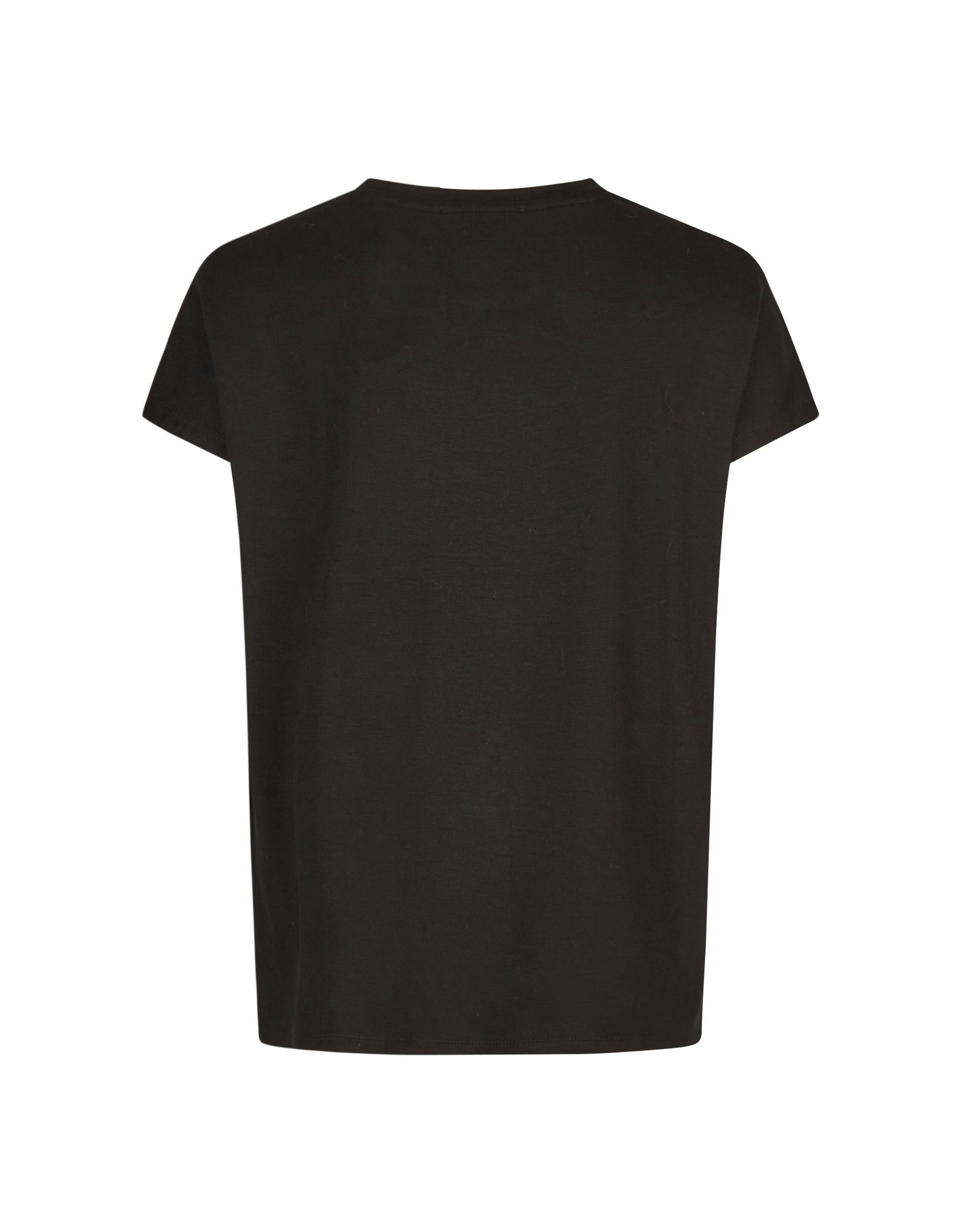 Mode Hauts T-shirts Atmosphere T-shirt gris clair-noir mouchet\u00e9 style d\u00e9contract\u00e9 