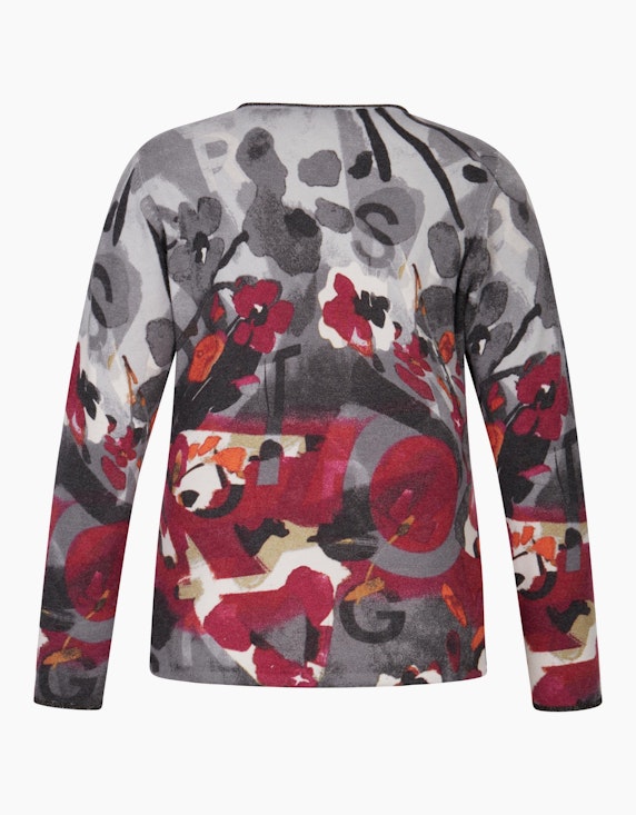 Rabe Feinstrickpullover mit floralem Muster | ADLER Mode Onlineshop