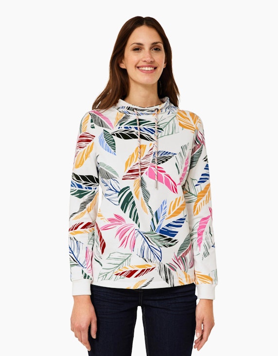CECIL Shirt mit Blätter Print | ADLER Mode Onlineshop