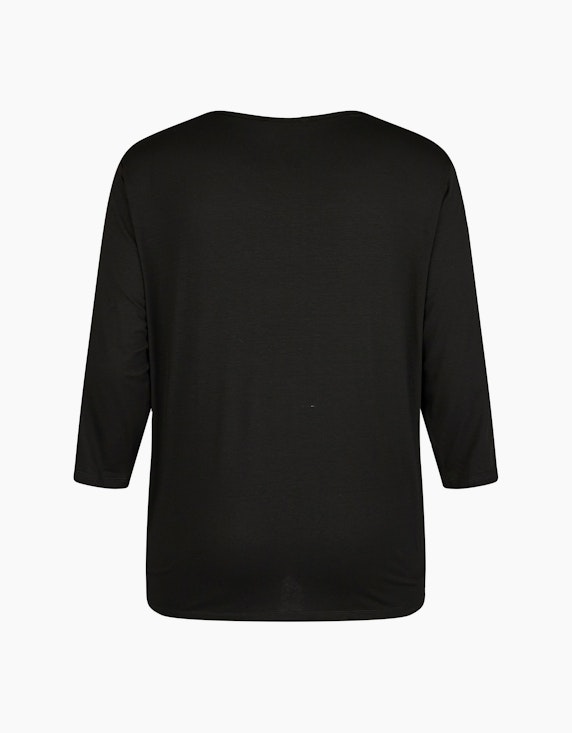 Thea 3/4 Arm Shirt mit glänzendem Front-Print | ADLER Mode Onlineshop