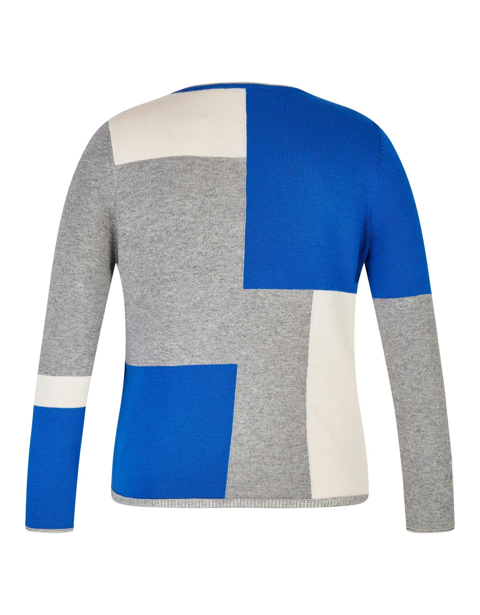 DAMEN Pullovers & Sweatshirts Casual Miintoday Strickjacke Rabatt 68 % Dunkelblau/Weiß L 