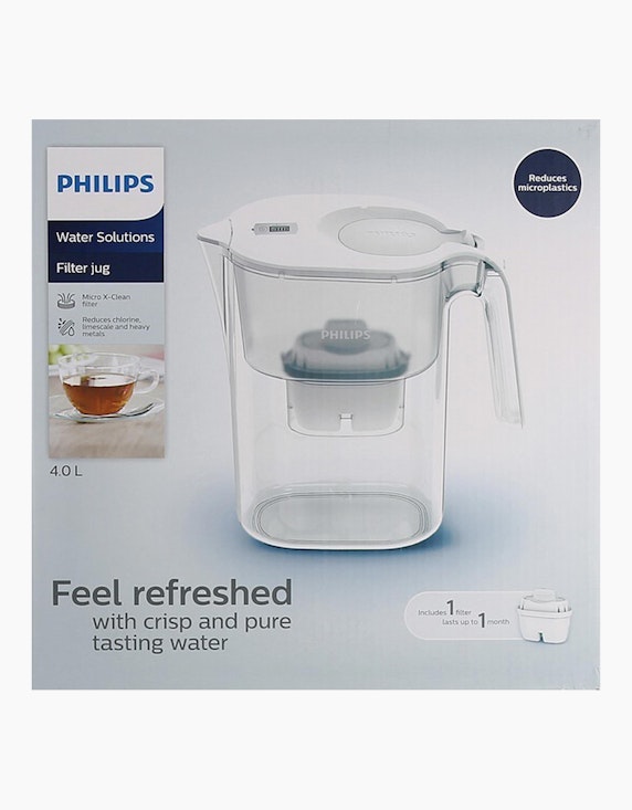 Philips Wasserfilterkaraffe Mayflower 2,6 L, weiß | ADLER Mode Onlineshop