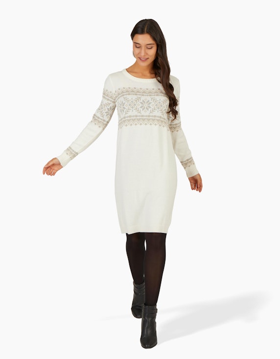 CHOiCE Strick Kleid im Norweger Stil | ADLER Mode Onlineshop