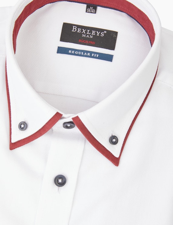 Bexleys man Dresshemd mit Doppekragen, REGULAR FIT | ADLER Mode Onlineshop