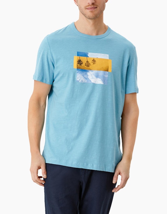 s.Oliver Jerseyshirt mit Print-Details | ADLER Mode Onlineshop