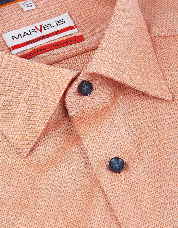Marvelis Marvelis Dresshemd mit Dobby-Struktur, MODERN FIT | ADLER Mode Onlineshop