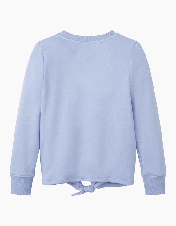 TOM TAILOR Mini Girls Sweatshirt mit Knotendetails zum Binden | ADLER Mode Onlineshop