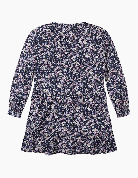 TOM TAILOR Mini Girls Kleid im Blumendruck | ADLER Mode Onlineshop