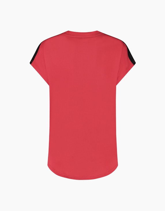 Redmax Fitness Shirt mit Blockstreifen auf der Schulter | ADLER Mode Onlineshop