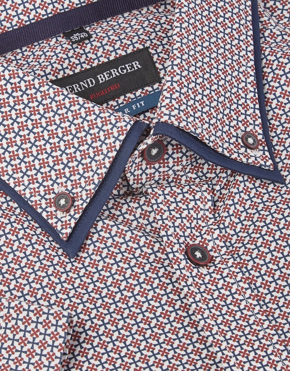 Bernd Berger Dresshemd mit Allover-Print, Bügelfrei, REGULAR FIT | ADLER Mode Onlineshop