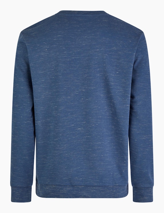 Eagle No. 7 Meliertes Sweatshirt mit Frontprint | ADLER Mode Onlineshop
