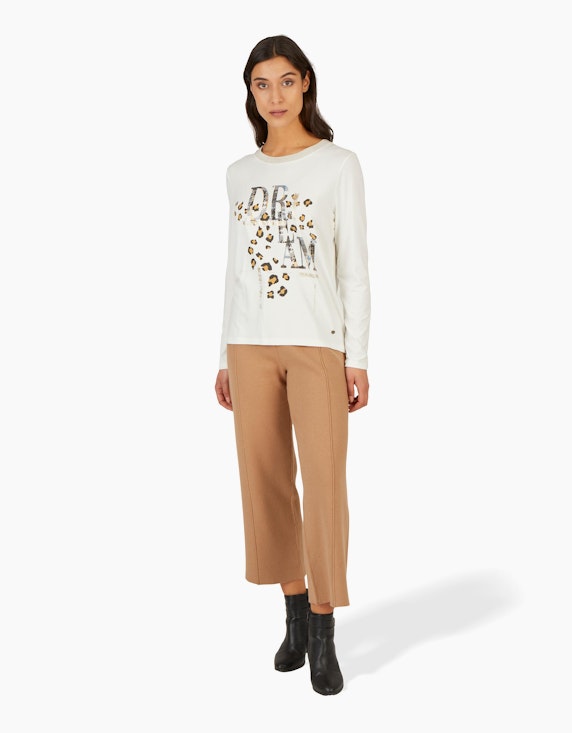 Steilmann Woman Langarmshirt mit Schriftzug | ADLER Mode Onlineshop