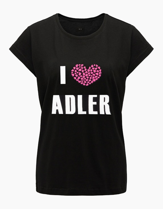 CHOiCE Ausbrenner-Shirt mit Frontdruck | ADLER Mode Onlineshop