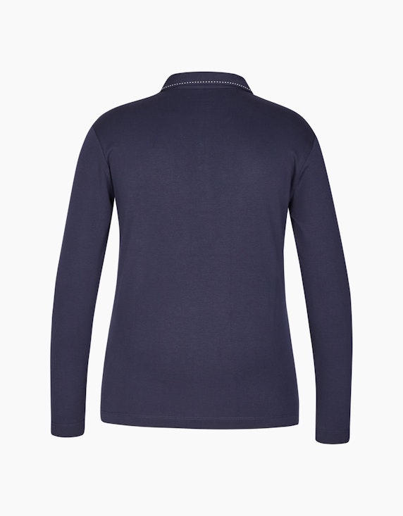 Steilmann Edition Pima Cotton Polo-Shirt mit Deko-Steinen | ADLER Mode Onlineshop