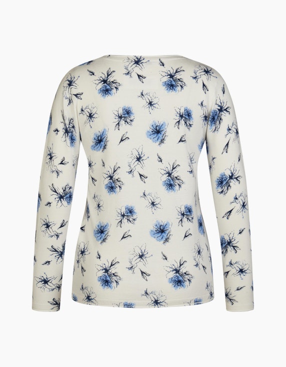 Steilmann Edition Leichtstrick Pullover mit Blumenmuster | ADLER Mode Onlineshop