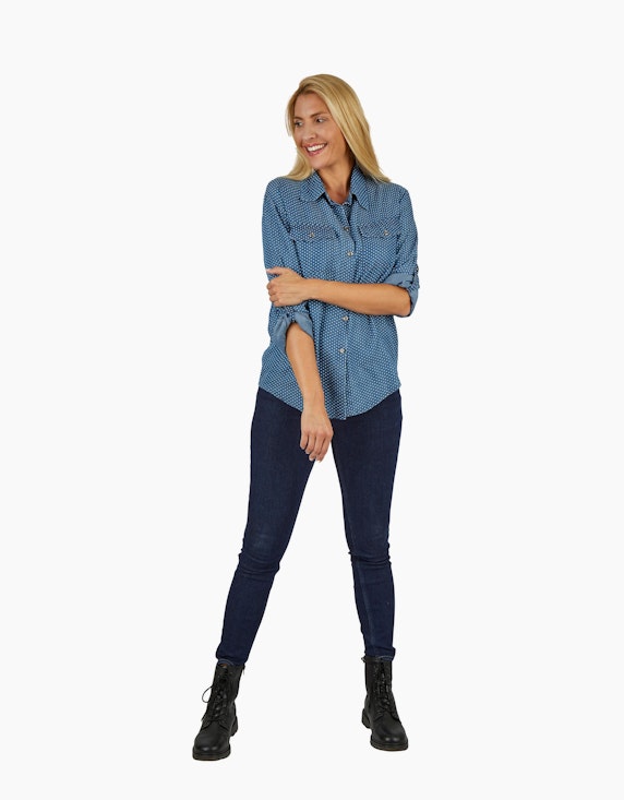Steilmann Edition 5-Pocket Jeanshose in Passform SANDRA in Authentic Blue | ADLER Mode Onlineshop