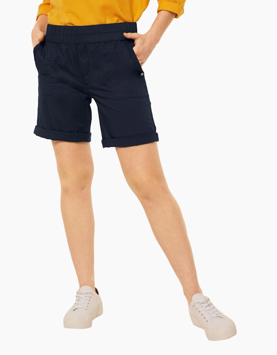 Street One Loose Fit Shorts in Unifarbe | ADLER Mode Onlineshop