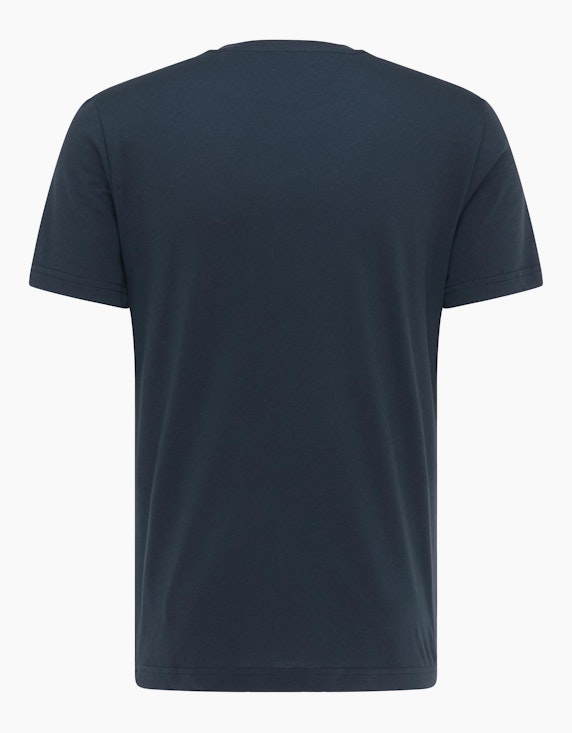 MUSTANG Basic T-Shirt mit Logo-Print | ADLER Mode Onlineshop