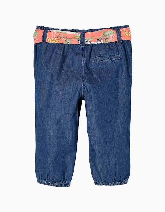 s.Oliver Mini Girls Capri-Jeans mit Stoffgürtel | ADLER Mode Onlineshop