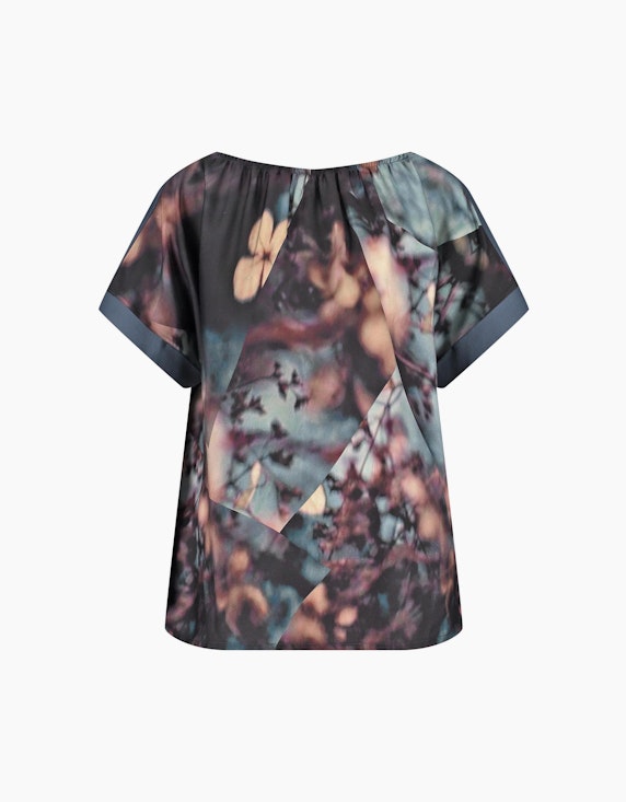 Gerry Weber Collection Kurzarmshirt mit bedrucktem Vorderteil | ADLER Mode Onlineshop