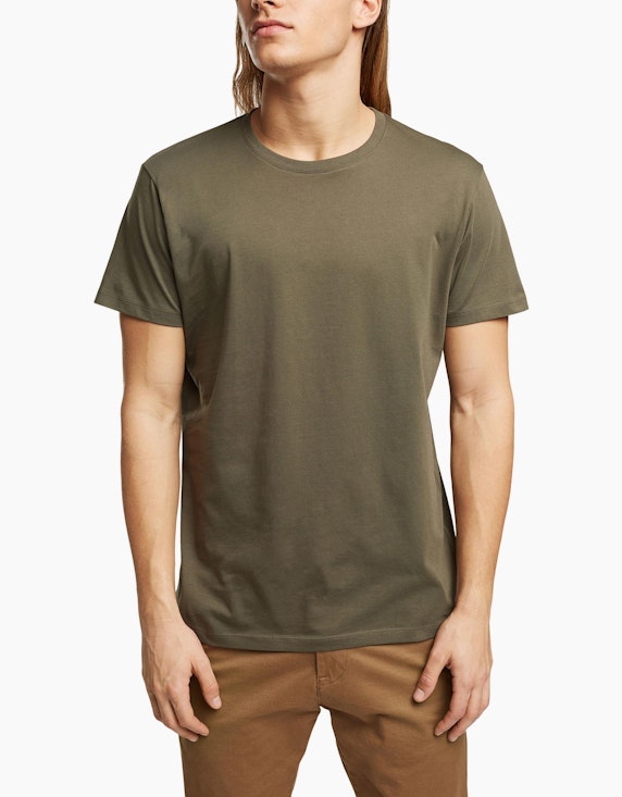 Esprit EDC Basic-Shirt aus Bio-Baumwolle | ADLER Mode Onlineshop