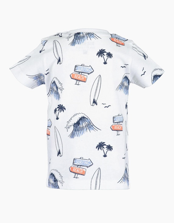 Blue Seven Baby Boys T-Shirt im Beach Druck | ADLER Mode Onlineshop