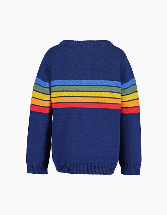 Blue Seven Mini Boys Pullover mit Streifeneinsatz | ADLER Mode Onlineshop