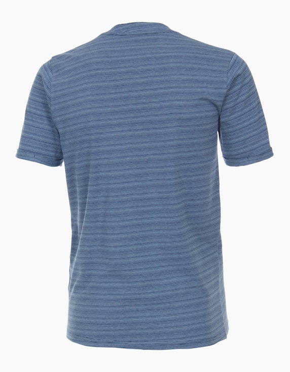 Casa Moda T-Shirt mit Henleykragen | ADLER Mode Onlineshop