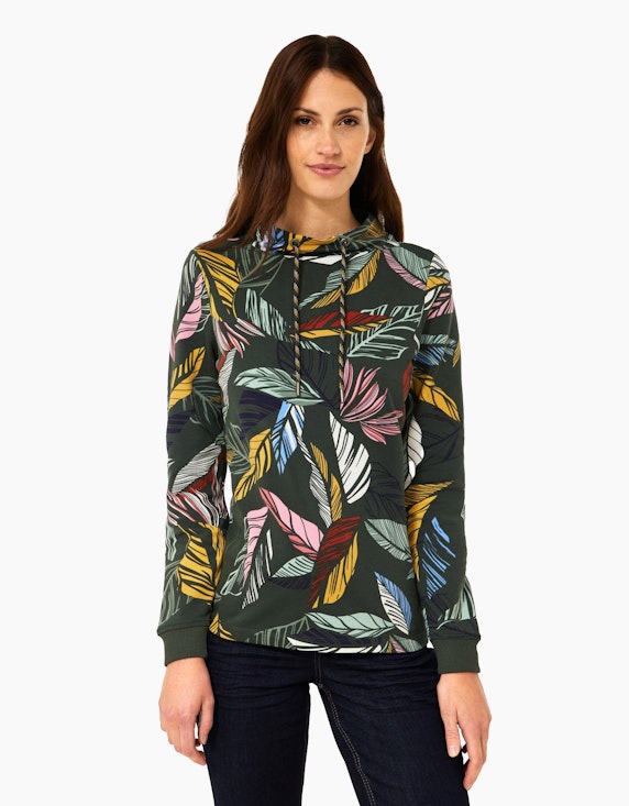 CECIL Shirt mit Blätter Print | ADLER Mode Onlineshop