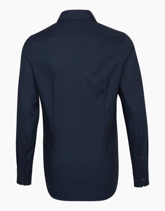 Seidensticker Unifarbenes Dresshemd mit Besatz im Krageninnensteg, SLIM FIT | ADLER Mode Onlineshop