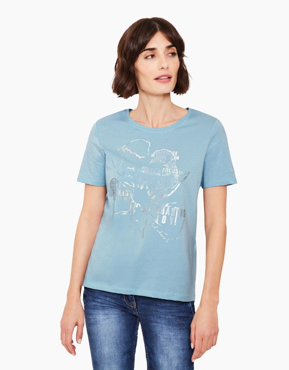 CECIL T-Shirt mit Folienprint | ADLER Mode Onlineshop