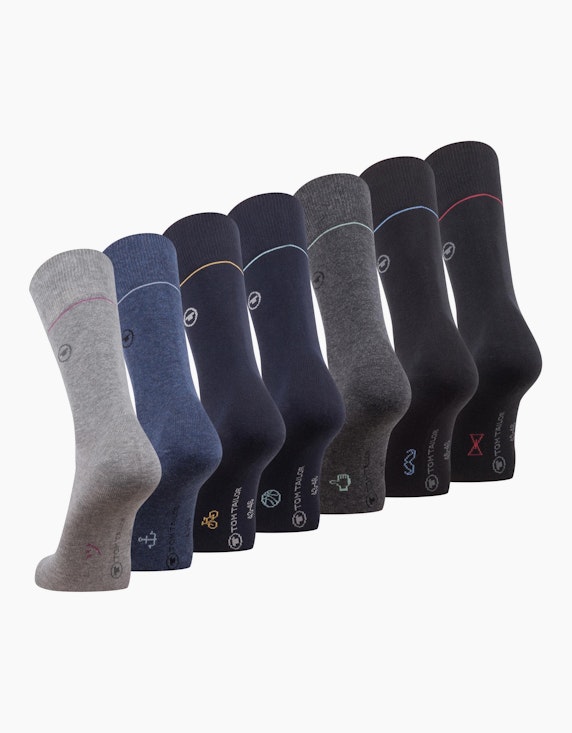 TOM TAILOR Geschenkbox 7er Pack Socken | ADLER Mode Onlineshop