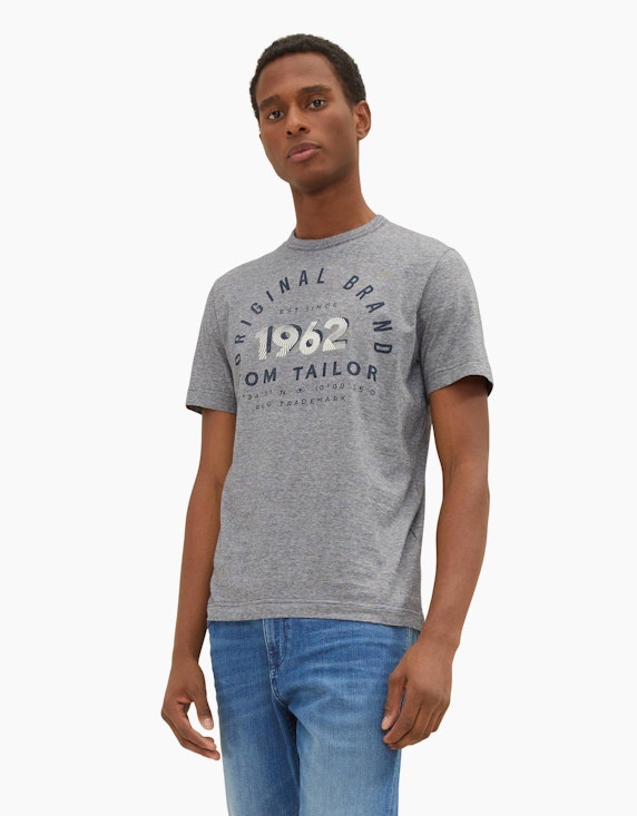 TOM TAILOR T-Shirt mit Frontprint | ADLER Mode Onlineshop