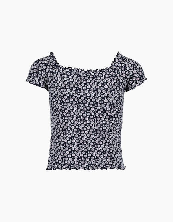 Blue Seven Girls T-Shirt im allover Druck | ADLER Mode Onlineshop