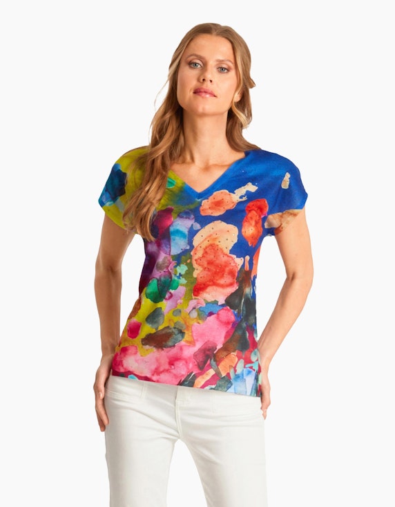 KRISS Shirt im Allover Print | ADLER Mode Onlineshop