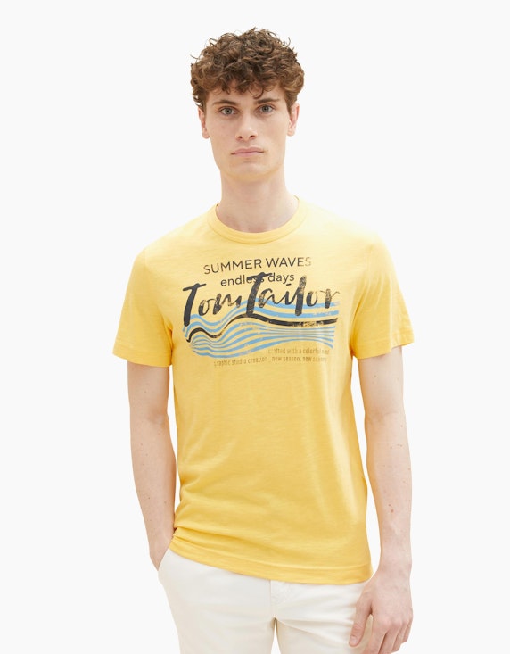 TOM TAILOR T-Shirt mit Print | ADLER Mode Onlineshop
