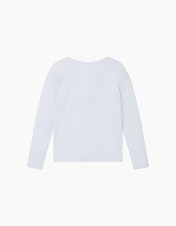 TOM TAILOR Mini Girls Oversized Shirt mit Pailetten- und Glitzer-Applikation | ADLER Mode Onlineshop